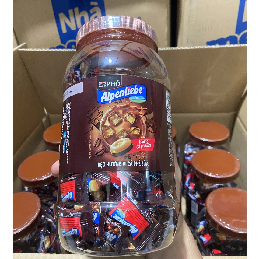 Alpenliebe Coffee With Condensed Milk Hard Candy 560g x 12 jars